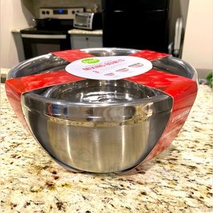 NEW Food Network Stainless Steel Mixing Bowls